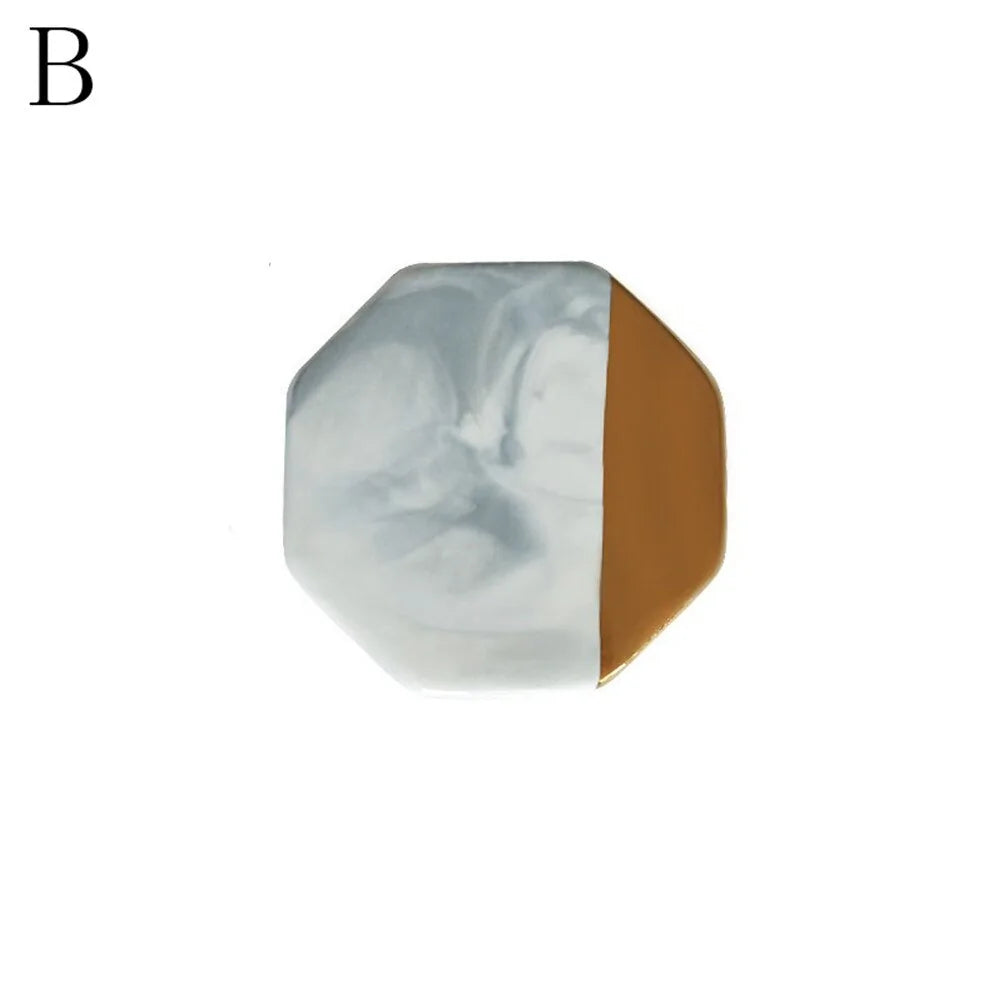Gold Marble Ceramic Coaster