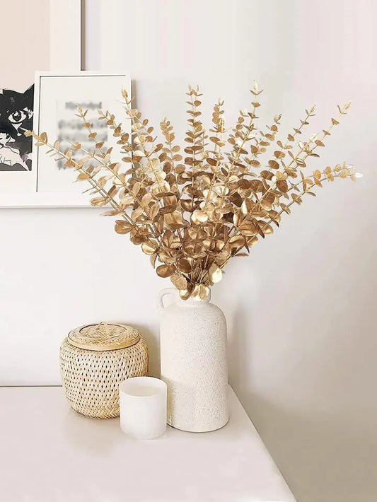 10pcs Artificial Eucalyptus Leaves