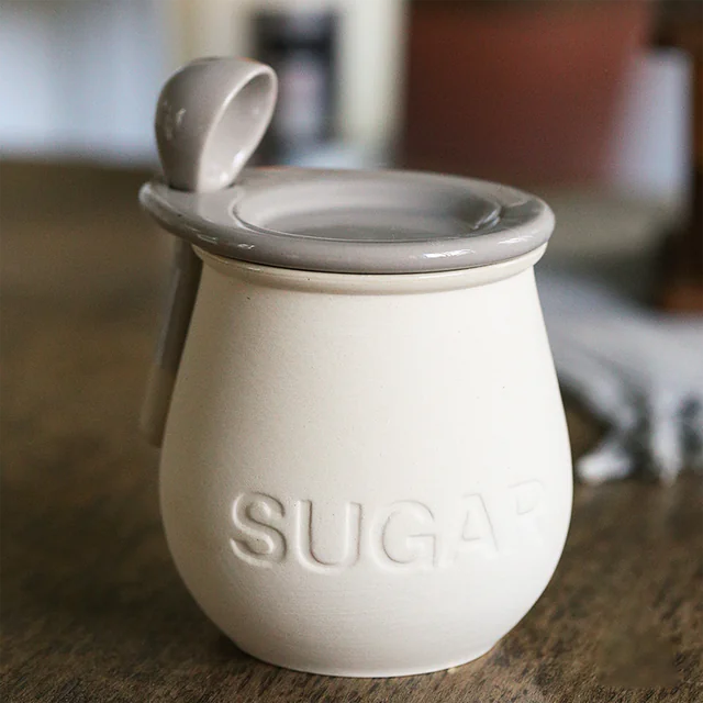 Ceramic Spice Bottle with Lid