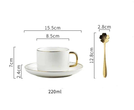 Matte Gilt Rim White Porcelain Dinner Tray Ceramic Dishes