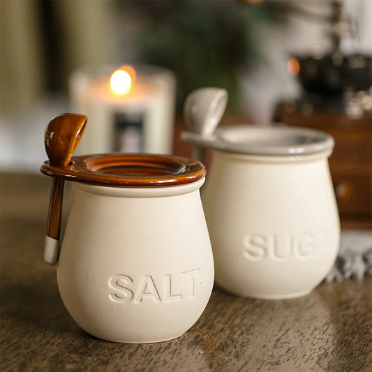 Ceramic Spice Bottle with Lid