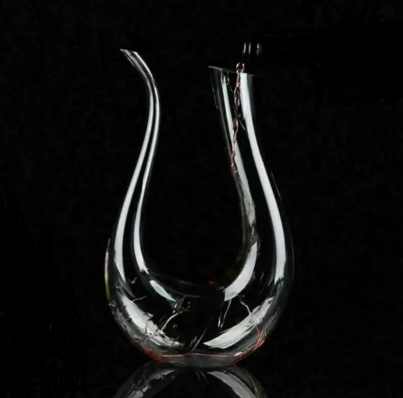 U-Shaped Crystal Decanter