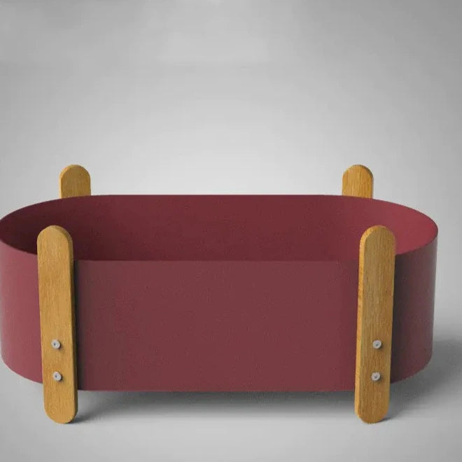 Nordic Iron Planter with Creative Minimalist Design