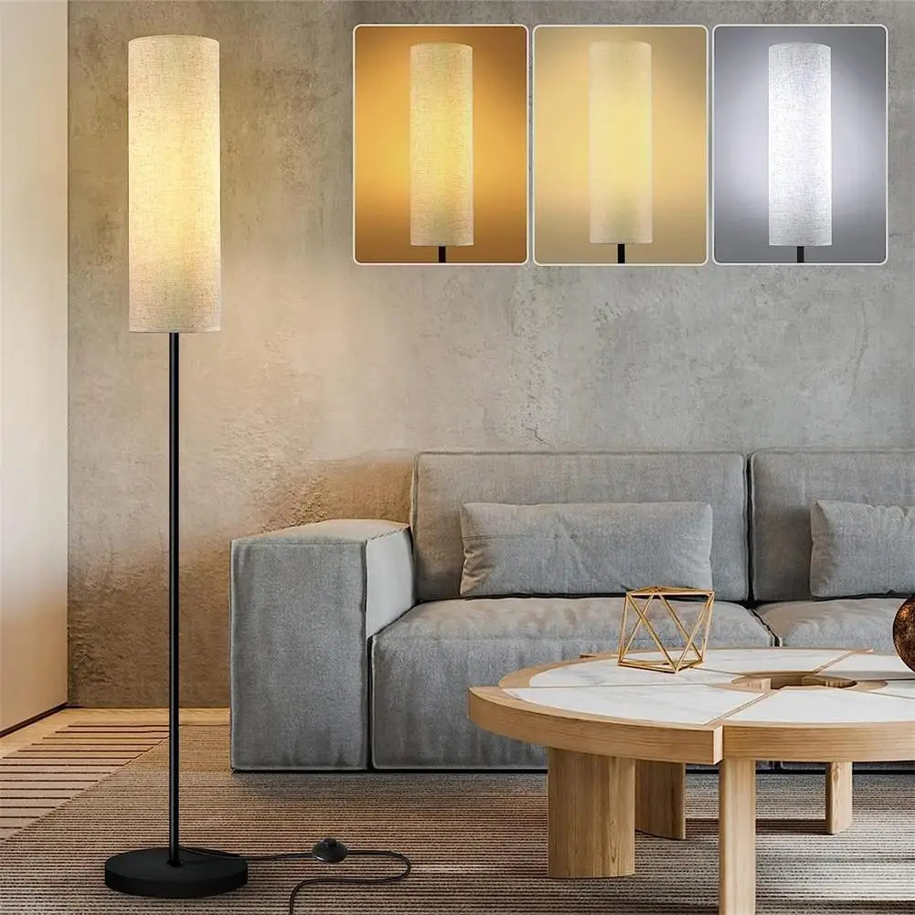 Floor Lamp with Lampshade