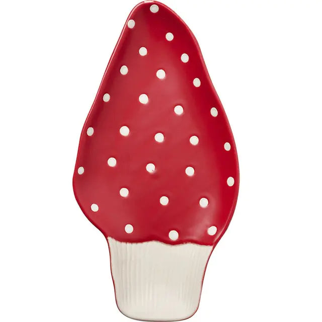 Nordic Style Ceramic Red Mushroom Tableware Cup
