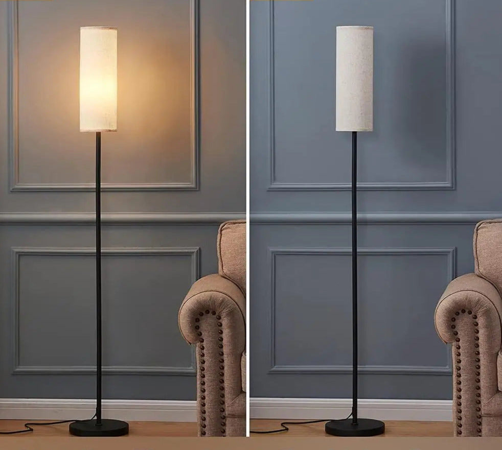 Floor Lamp with Lampshade