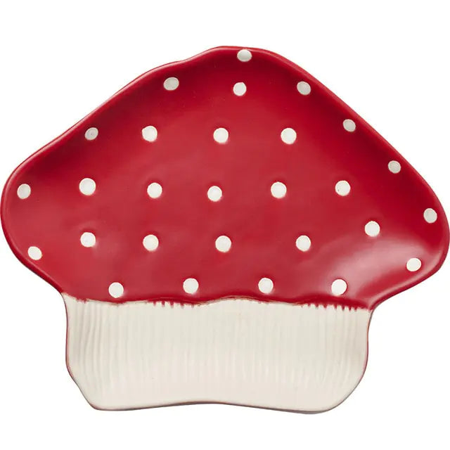 Nordic Style Ceramic Red Mushroom Tableware Cup