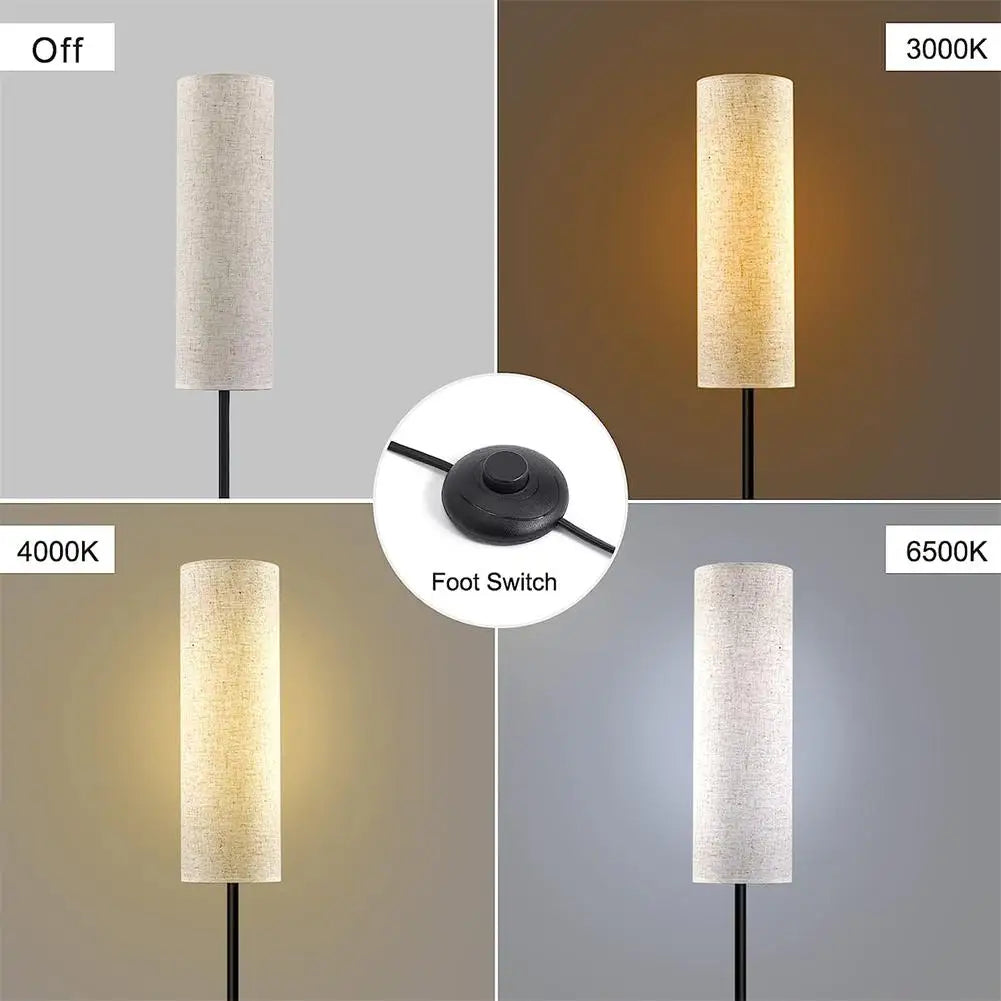 Floor Lamp with Lampshade