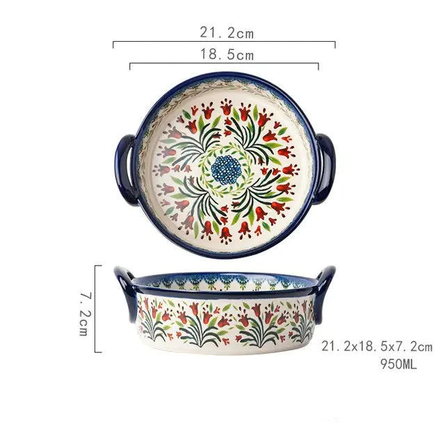 Nordic Ceramic Dinnerware Bakeware Set
